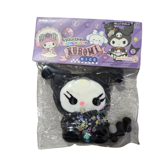 Squishy Squeeze Toy Kuromi – Soft Kawaii Fidget Toy for Kids| Anti-Stress Relief