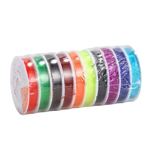 10Pcs Colorful High Elastic Beading Cord Crystal String Thread for Jewelry jewellery Making DIY Necklace Bracelet Accessories Supplies at Best Price in Pakistan. Best Art Supplies, Office & Stationery Store. ✓ Free Delivery ✓ Cash on Delivery ✓ Deals