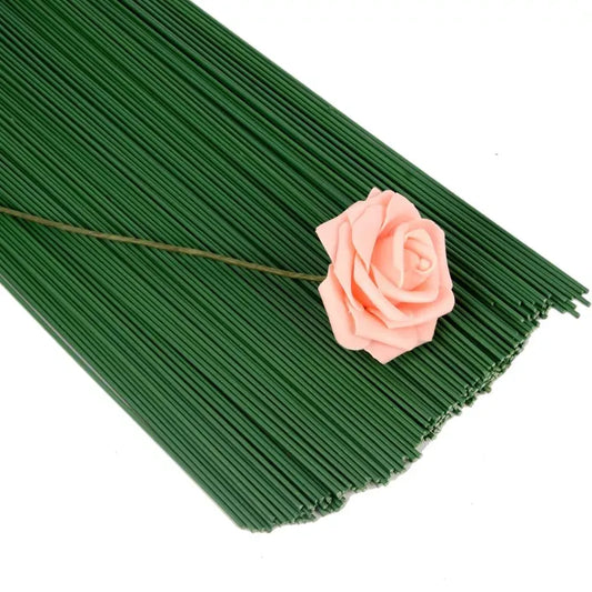 Elevate your floral arrangements and DIY projects with these durable green floral wires. Each pack includes 10 sturdy stem sticks, measuring 40cm in length and 5mm in thickness. Made of high-quality iron and coated in green for a natural, stem-like appearance, they’re the perfect choice for florists and craft enthusiasts alike.
Whether you’re supporting delicate flower stems, designing wreaths, or crafting creative decorations, these wires offer the ideal balance of strength and flexibility. Easy to shape,