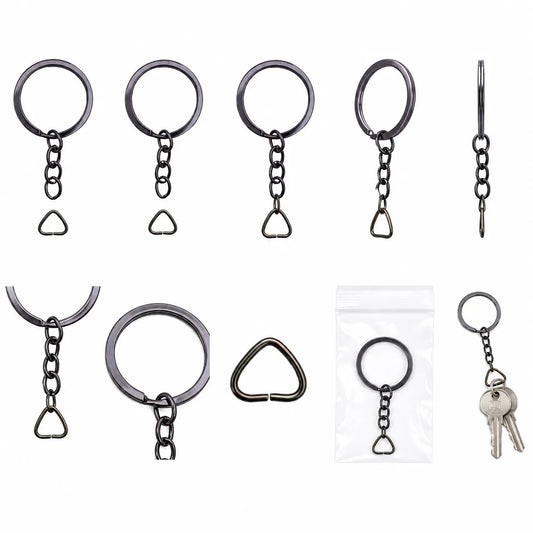 premium key rings with chains and open jump rings for your crafting needs. Find the best deals at Qasimstationers.pk today!