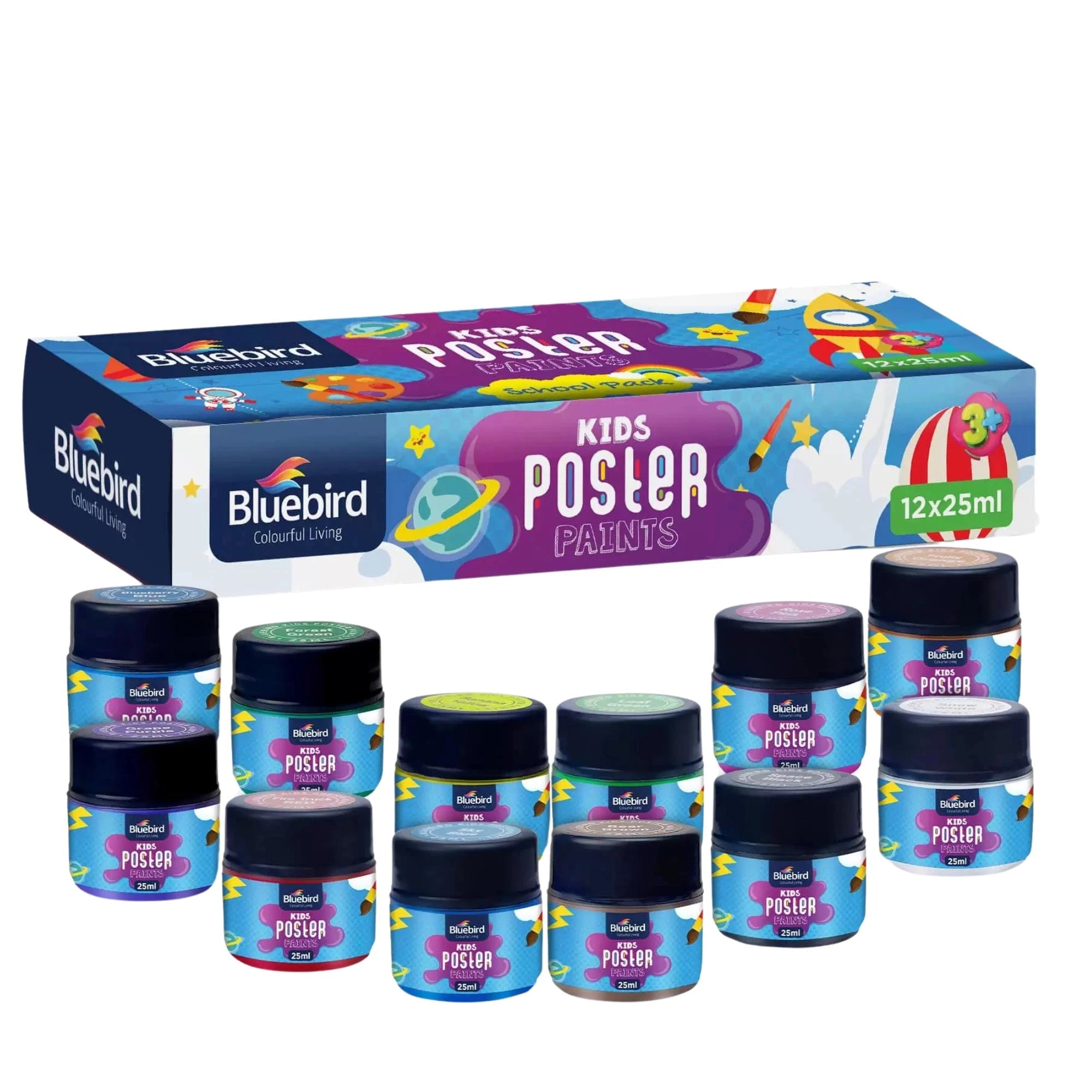 Bluebird Premium Poster Paints Set at Best Price in Pakistan. Best Art Supplies, Office & Stationery Store. ✓Free Delivery ✓Cash on Delivery ✓Deals