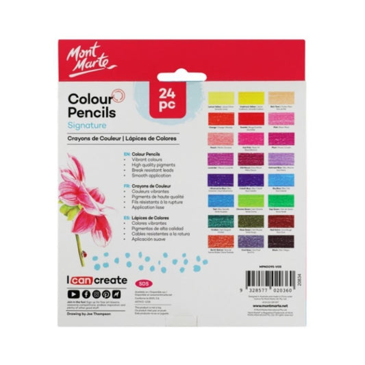 Mont Marte Signature Color Pencils 24pc