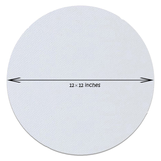 1 Piece of 12 Inches Round White Canvas Board at Best Price in Pakistan. Best Art Supplies, Office & Stationery Store. ✓Free Delivery ✓Cash on Delivery ✓Deals