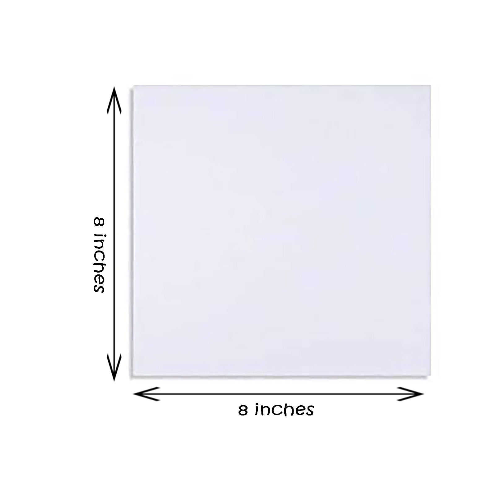 1 Piece of 8X8 Inches White Canvas Board at Best Price in Pakistan. Best Art Supplies, Office & Stationery Store. ✓Free Delivery ✓Cash on Delivery ✓Deals