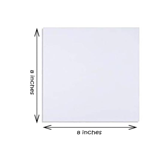 1 Piece of 8X8 Inches White Canvas Board at Best Price in Pakistan. Best Art Supplies, Office & Stationery Store. ✓Free Delivery ✓Cash on Delivery ✓Deals
