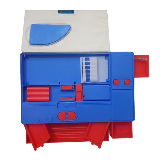 Multifunctional Jumbo Dual Side Magnetic Multipurpose Pencil Box with Calculator for Kids(Frozen)