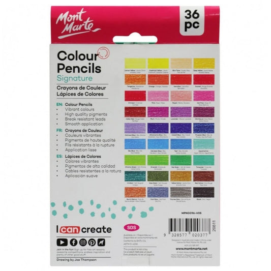 Mont Marte Signature Color Pencils 36pc