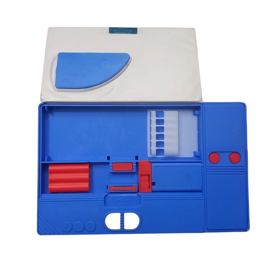 Multifunctional Jumbo Dual Side Magnetic Multipurpose Pencil Box with Calculator for Kids(Spider Man)