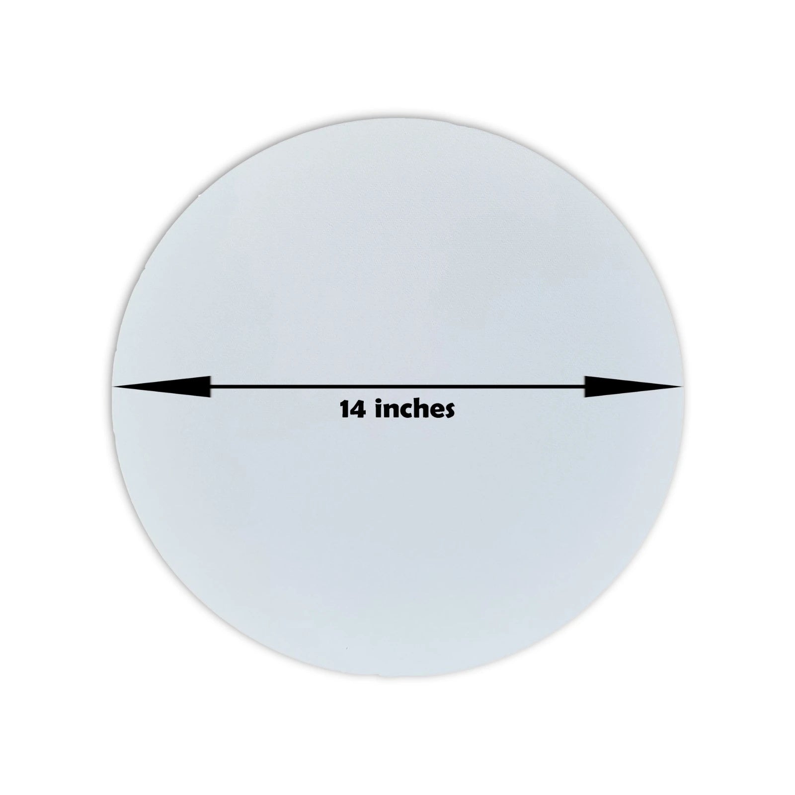 Shop our durable white canvases, 14x14 inches round, perfect for all painting styles. Made in Pakistan, these high-quality canvases come in a set of 2.
