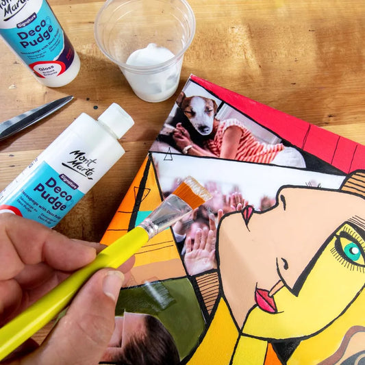 Mont Marte Deco Pudge Signature Deco Pudge Craft Varnish Signature 236ml (8 US fl.oz) - Gloss