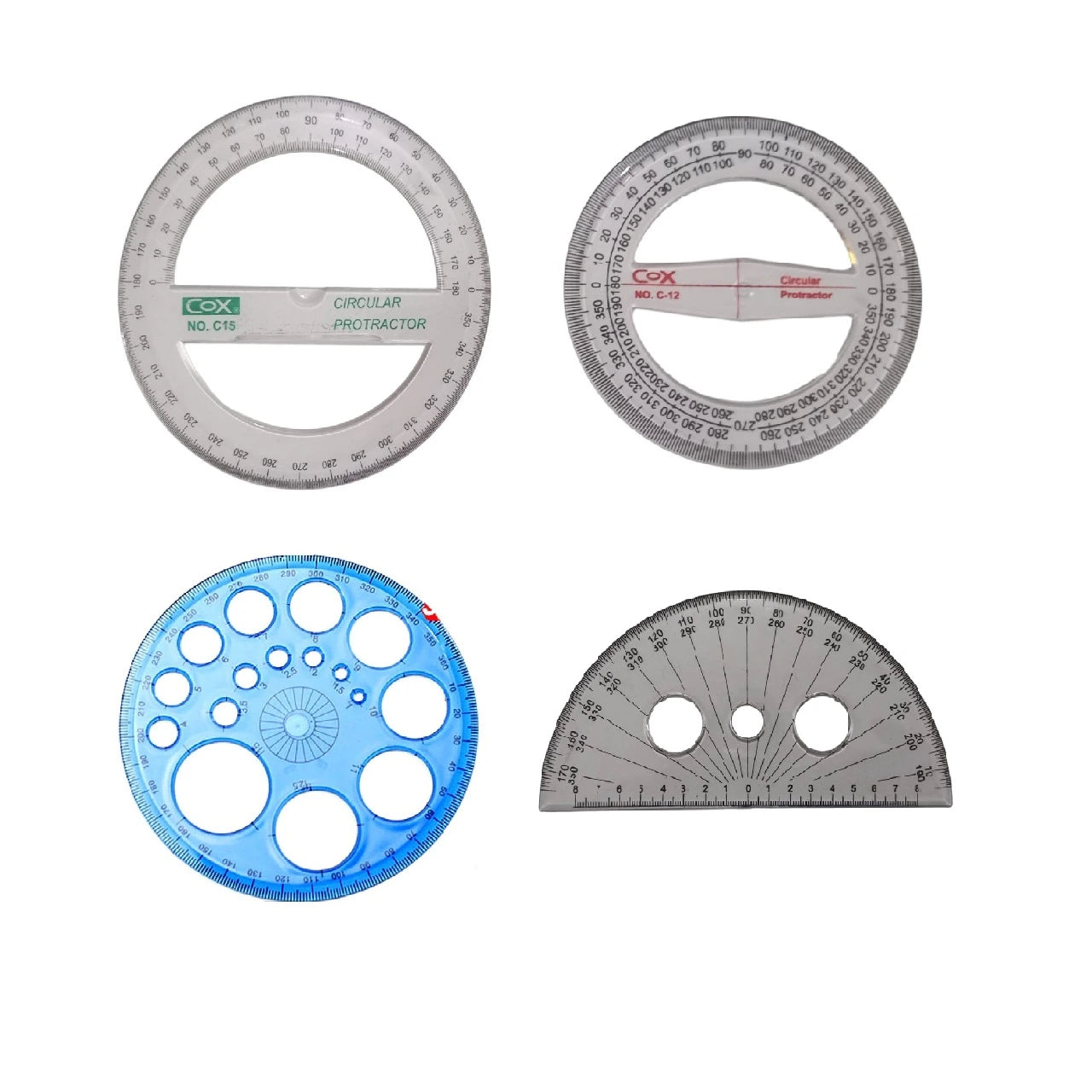 Buy 360 Degree Protractor All Round Ruler Template Circle School Drafting Supplies-Clear at Best Price in Pakistan. Best Art Supplies, Office & Stationery Store. ✓Free Delivery ✓Cash on Delivery ✓Deals
