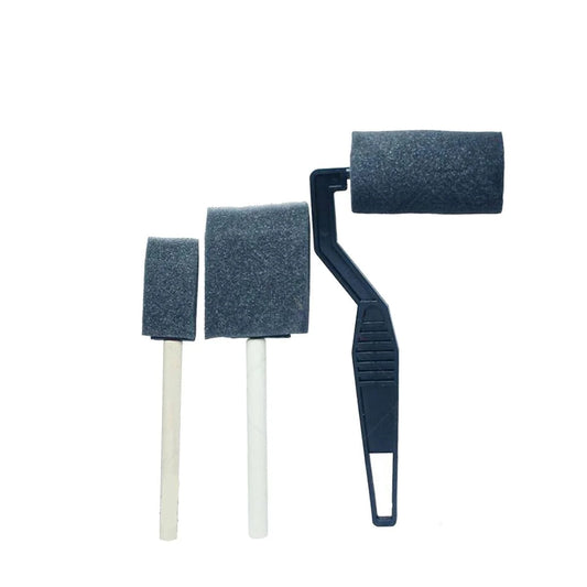 Buy 3 Pcs/set Foam Black Sponge Paint Brush Painting Roller Brush at Best Price in Pakistan. Best Art Supplies, Office & Stationery Store. ✓Free Delivery ✓Cash on Delivery ✓Deals