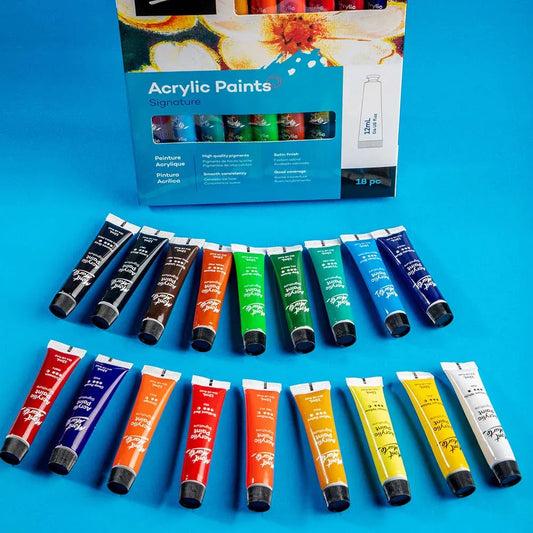 Mont Marte Signature Acrylic Paints Set 18 Pcs x 12ml
