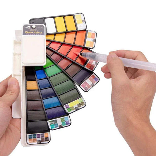 Buy 42 Colors Pigment watercolor Paints Set with Brush at Best Price in Pakistan. Best Art Supplies & Stationery Store. ✓ Free Delivery ✓Deals ✓Cash on Delivery