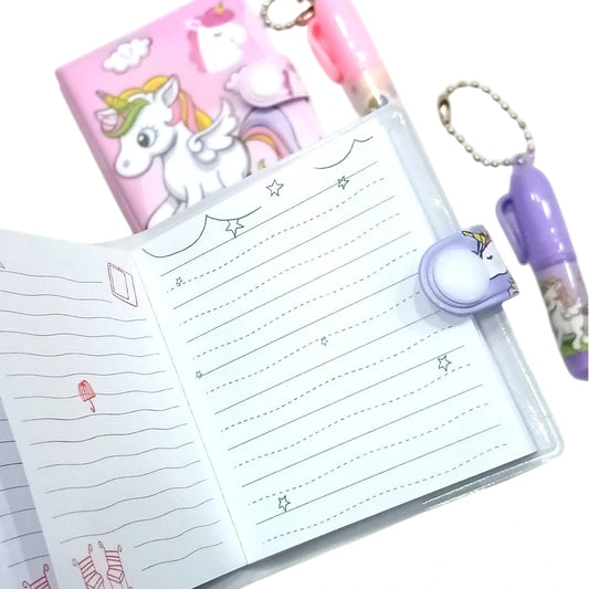 Premium Quality Mini unicorn Autograph Notebook with mini Pen
