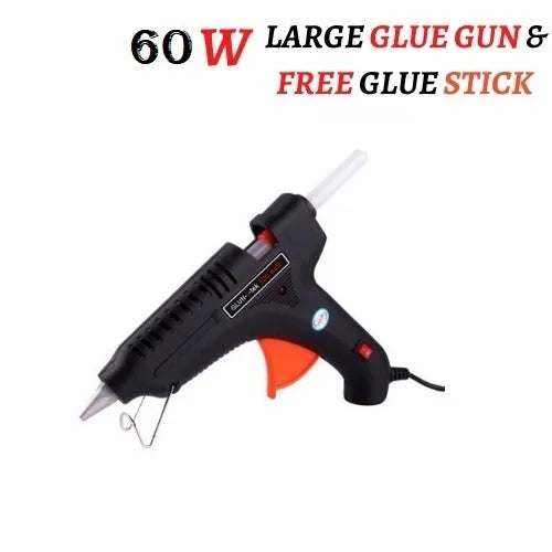 Buy 60W Large Hot Glue Gun with Free Transparent Glue Stick at Best Price in Pakistan. Best Art Supplies, Office & Stationery Store. ✓Free Delivery ✓Cash on Delivery ✓Deals