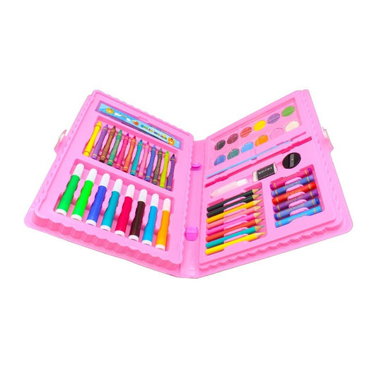 Multi Colour 68 PCS Coloring kit / Set With Button Box Best Quality