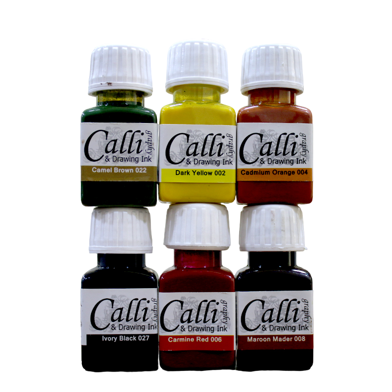 6 Pcs Calligraphy Qalam inks Best Calligraphy ink at Best Price in Pakistan. Best Art Supplies, Office & Stationery Store. ✓Free Delivery ✓Cash on Delivery ✓Deals