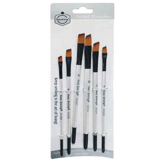 6 Pcs Professional Angular Paint Brush for Water Color, Oil & Acrylic at Best Price in Pakistan. Best Art Supplies, Office & Stationery Store. ✓Free Delivery ✓Cash on Delivery ✓Deals