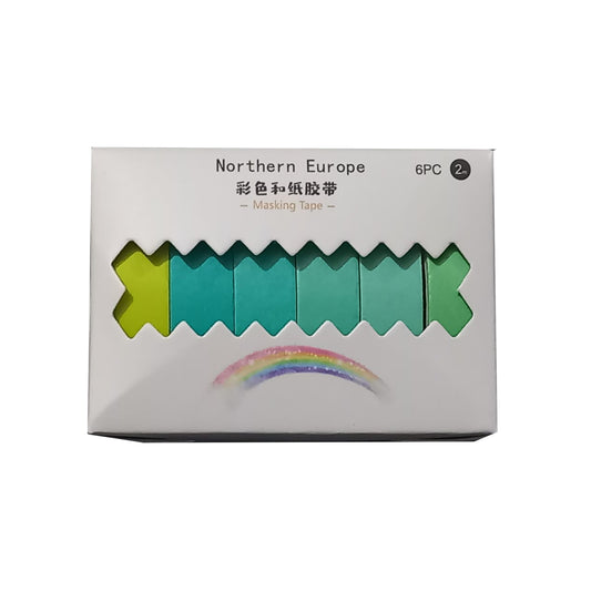 6 Rolls Macaron Based Solid Color Washi Tapes Decorative Masking Tapes Sticky Paper Tape for Journaling Diary DIY Crafts Gift at Best Price in Pakistan. Best Art Supplies, Office & Stationery Store. ✓ Free Delivery ✓ Cash on Delivery ✓ Deals