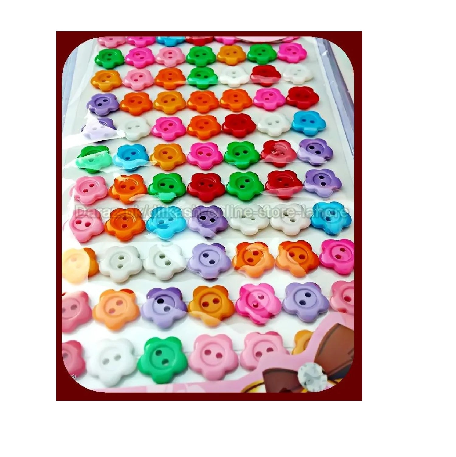 77 Pieces Of Flower Shape Sticky Colorful Fancy Buttons at Best Price in Pakistan. Best Art Supplies, Office & Stationery Store. ✓ Free Delivery ✓ Cash on Delivery ✓ Deals