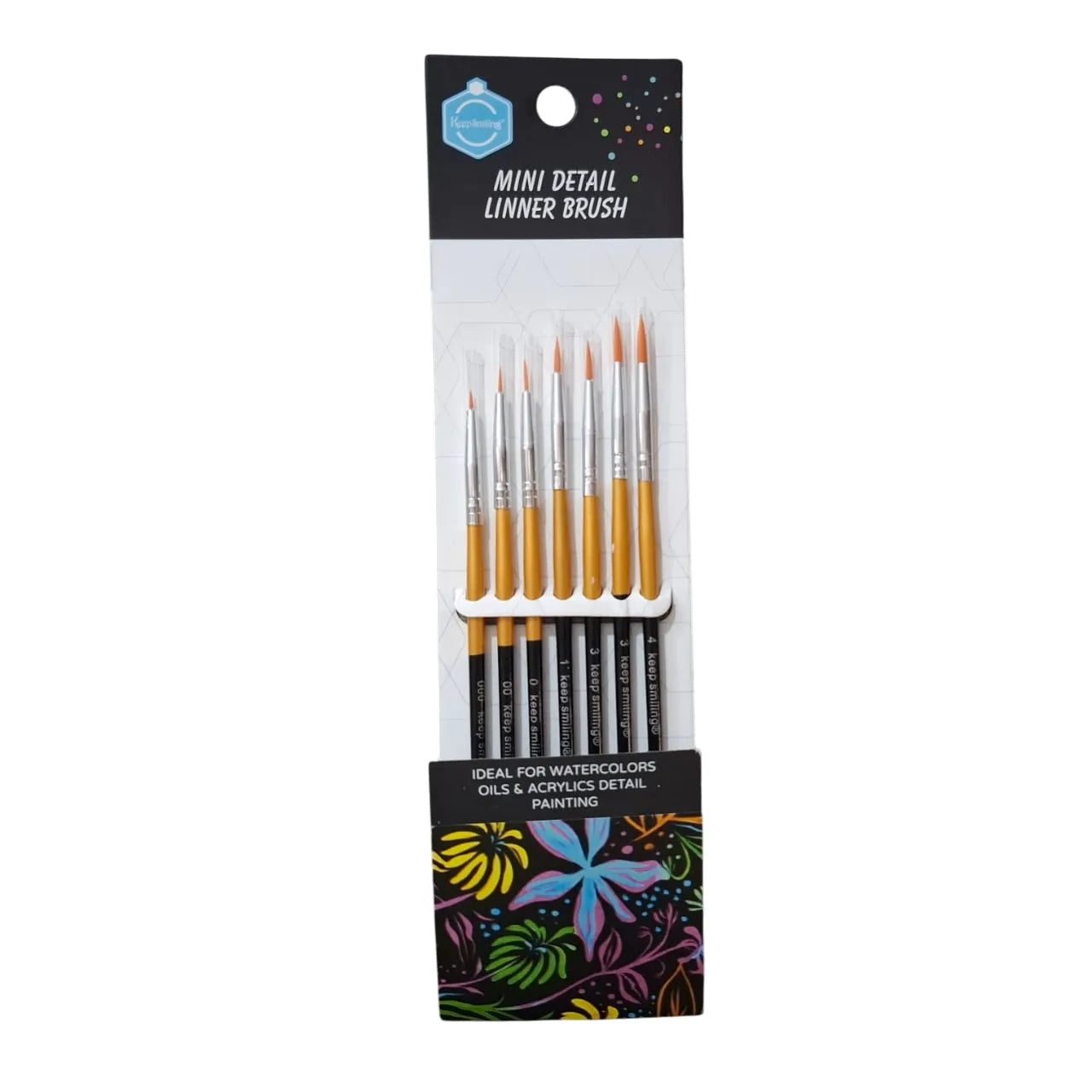 Buy 7pcs Keep Smiling Fine Detail Paint Brush Set - Miniature Paint Brush at Best Art Supplies & Stationery Store. Check Price and Buy Online. ✓ Free Shipping ✓ Cash on Delivery