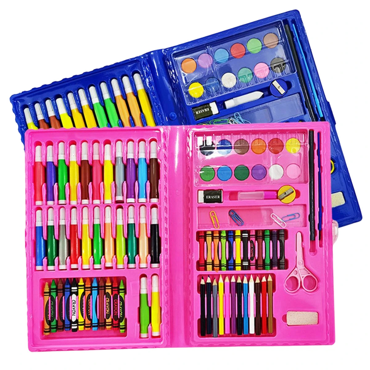 The 86 Pcs Multi Coloring Set is ideal for kids, featuring a button box and top-notch quality. Encourage creativity with this vibrant and engaging color kit.