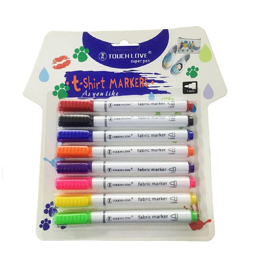 Transform your T-shirts and fabric projects with our 8 Pcs Textile Marker Fabric Paint Pen. Ideal for vibrant designs and creative DIY crafts.
