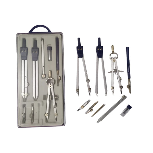 9 Pcs Technical Drawing Compass Set with All Accessories