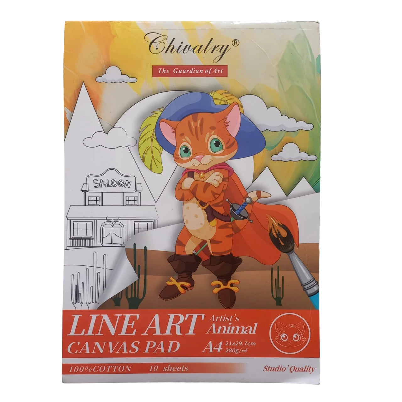 A4 CHIVALRY CANVAS Book Printed outline Designs Canvas Pad 280g/m at Best Price in Pakistan. Best Art Supplies, Office & Stationery Store. ✓Free Delivery ✓Cash on Delivery ✓Deals