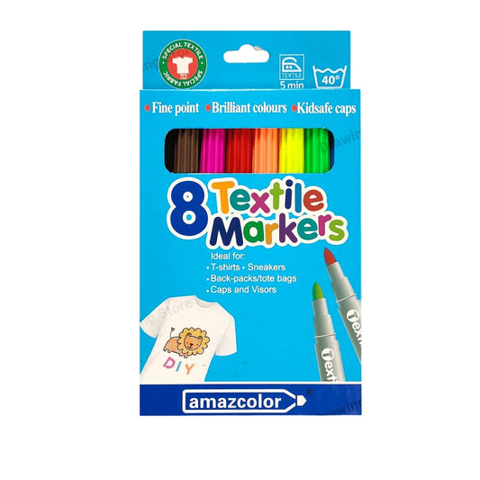 Buy Amazcolor Textile Marker Color Fabric Color Markers Set 8 Pieces at Best Art Supplies & Stationery Store. Check Price and Buy Online. ✓ Free Shipping ✓ Cash on Delivery