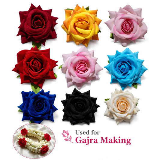 Shop premium artificial velvet flowers at Qasimstationers.pk. Enhance your home decor with our soft decorative gajra flowers, available at the best prices