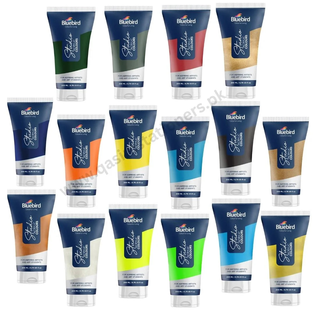 Premium quality a range of modern and traditional colors Superior pigment for beginners & professional artists 200ml Tube All Shades are Available at lowest price.