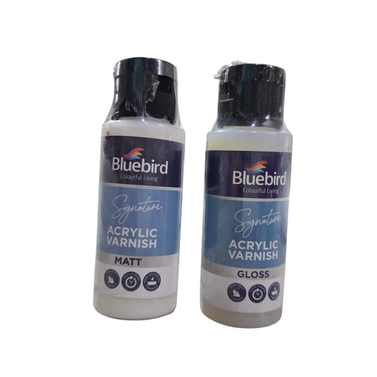 Bluebird Signature Acrylic Varnish Gloss Matt water Reducible 100ml