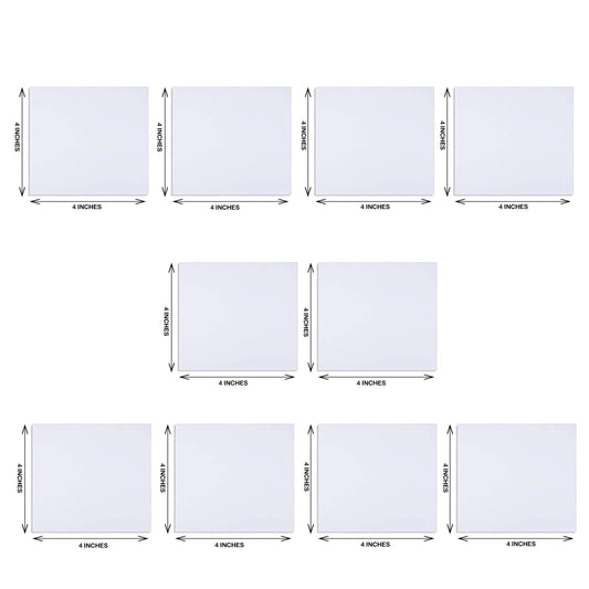 10 Piece of 4x4 Inches White Canvas Board at Best Price in Pakistan. Best Art Supplies, Office & Stationery Store. ✓Free Delivery ✓Cash on Delivery ✓Deals
