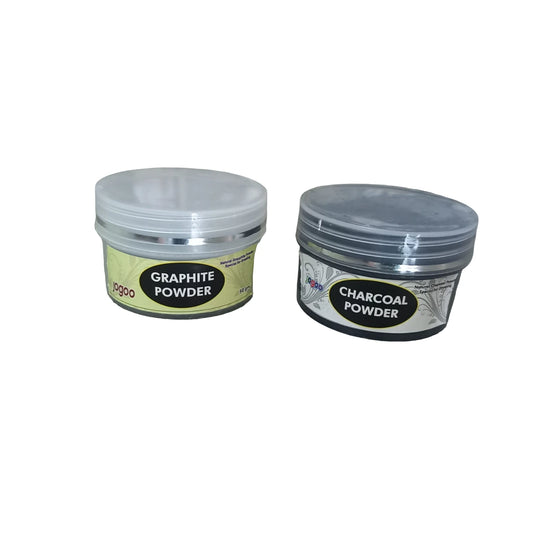 Enhance your artistic projects with our 50g premium charcoal and graphite powder. Ideal for painting and sketching, it ensures vibrant dark pigments for your work.