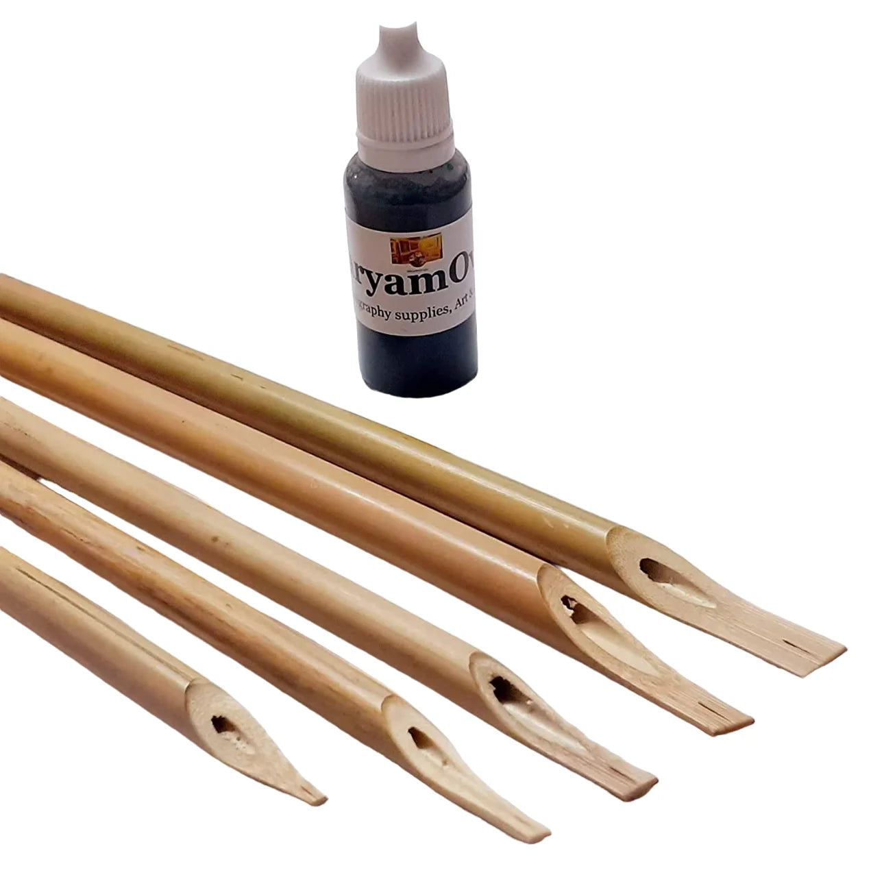 5 x Calligraphy Fountain Reed Bamboo Qalam + 25ml Black Calligraphy ink at Best Price in Pakistan. Best Art Supplies, Office & Stationery Store. ✓Free Delivery ✓Cash on Delivery ✓Deals