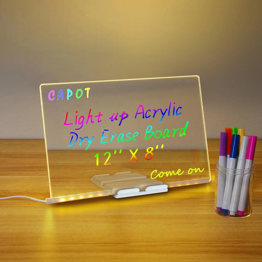 Transform your space with a customizable Light Up Drawing Board! Perfect for kids and adults alike. Explore Qasimstationers.pk for unbeatable prices!