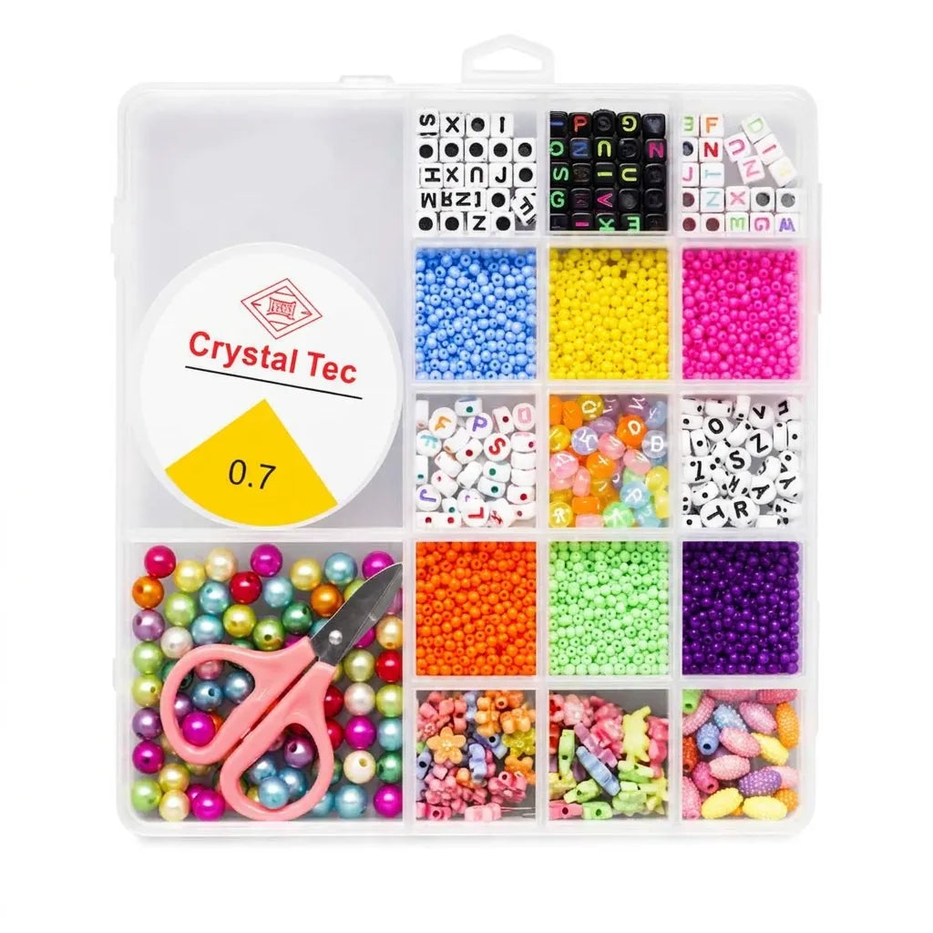Create beautiful bracelets with our DIY Jewellery Making Kit for girls. Shop beads and charms for endless fun at Qasimstationers.pk today!