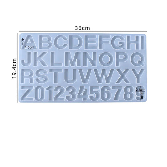 Shop our versatile silicone molds for letters A to Z and numbers, designed for crafting exquisite crystal epoxy resin pendants. Elevate your DIY projects today!