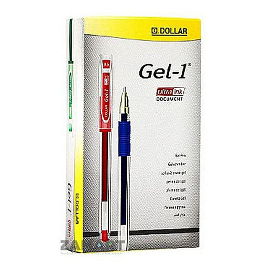 Get the Dollar Gel 1 Pen 0.7mm pack of 10 for smooth, reliable writing. Ideal for home, school, or office, these pens enhance your writing experience.