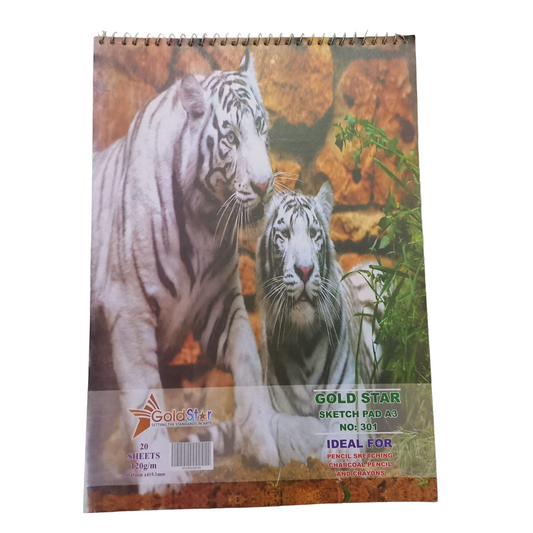 Drawing & Sketch Book 20 sheet - A3 120g at Best Price in Pakistan. Best Art Supplies, Office & Stationery Store. ✓Free Delivery ✓Cash on Delivery ✓Deals