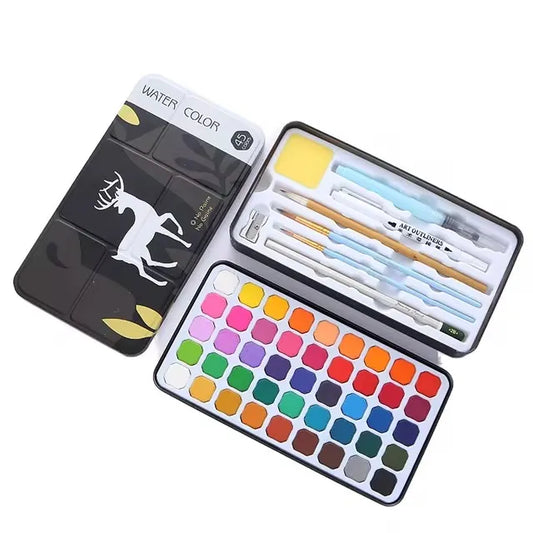 Buy Flamingo Solid Watercolor Paint Set 45 Pcs With Water Bush With Paper at Best Art Supplies & Stationery Store. Check Price and Buy Online. ✓ Free Shipping ✓ Cash on Delivery