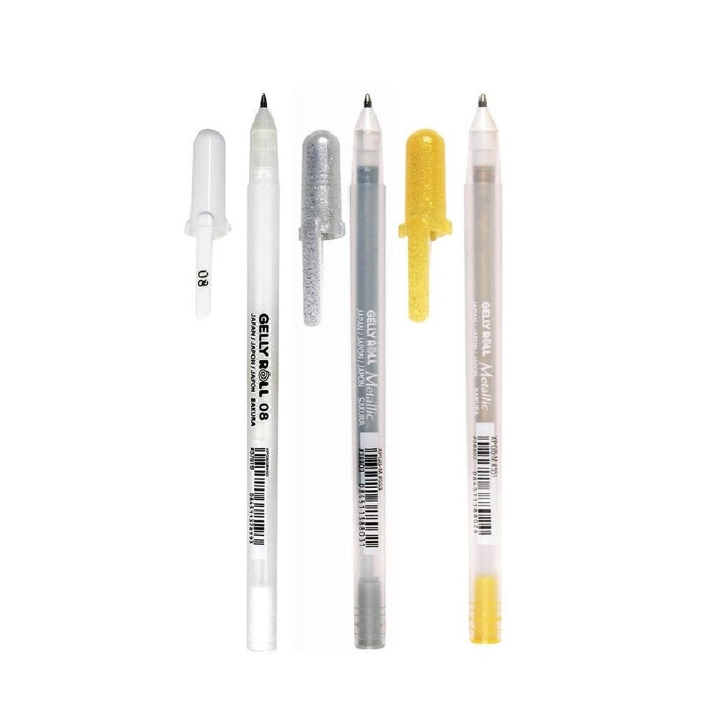 Gel ink pens, fine Quality Line width 0 8mm Perfectly uses for Design, Hand painted, Highlight Brand Keep Smiling White Gel Pen Water Proof, Buy online from Qasimstationers.pk Excellent for decoration and art works, coloring books, school projects, writing party invites, decorating greeting cards, doodling, and more