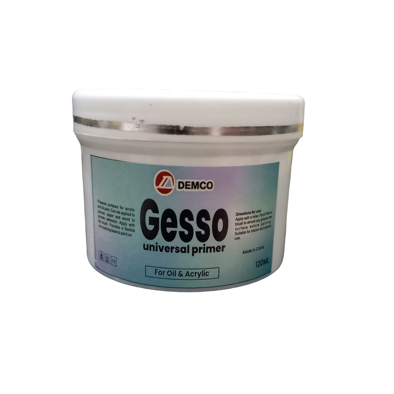 These Gesso are fast drying, provides excellent tooth and a balance absorbency. It dries to a flexible ground suitable for acrylic and oil painting.