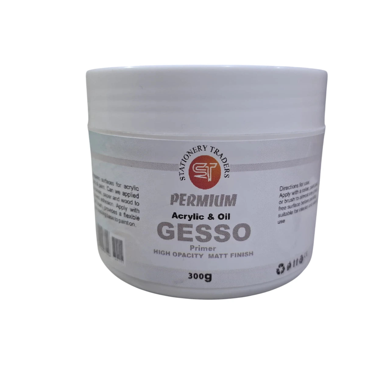 Gesso Primer for Canvas Painting 300 Ml for Oil and Acrylic at Best Price in Pakistan. Best Art Supplies, Office & Stationery Store. ✓Free Delivery ✓Cash on Delivery ✓Deals