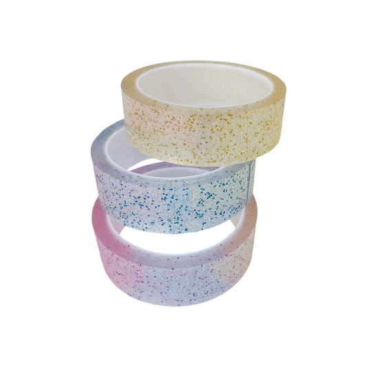 glitter nano traceless double sided magic tape reusable transparent adhesive strip