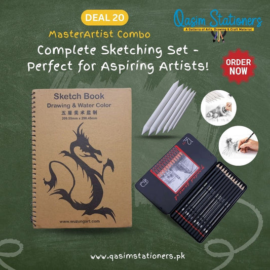 Complete Sketching Set – Perfect for Aspiring Artists