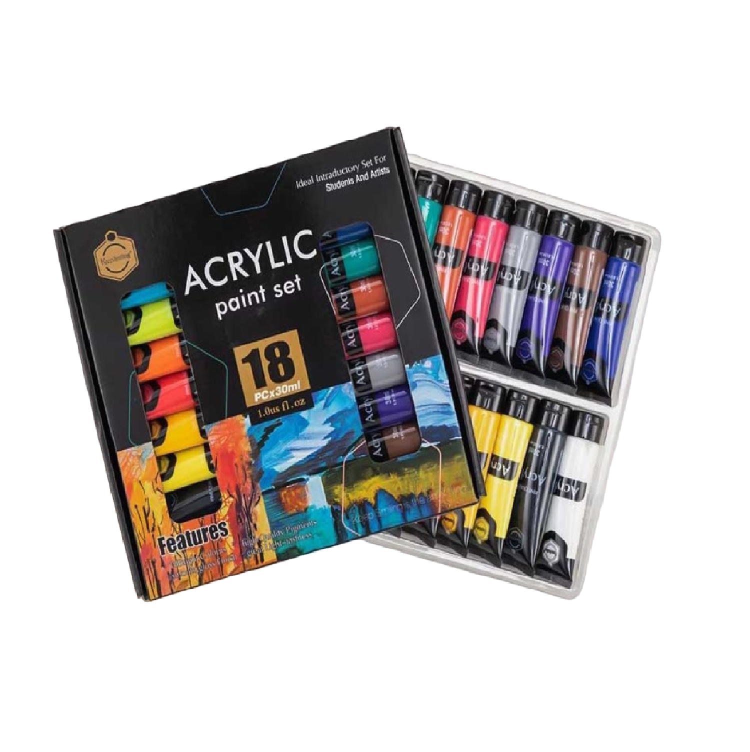 Buy Keep Smiling Acrylic Paint Color Pack of 18 x 30ml at Best Price in Pakistan. Best Art Supplies & Stationery Store Check Price and Buy Online ✓ Free Delivery