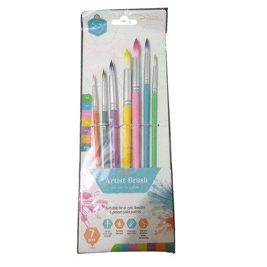 Buy Keep Smiling 7pcs Drawing Paint Brush Set Wooden Pointed Tip Round at Best Price in Pakistan. Best Art Supplies, Office & Stationery Store. ✓Free Delivery ✓Cash on Delivery ✓Deals